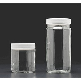 1 oz, 30 mL Clear Tall Wide Mouth Jar, 33-400 mm Thread