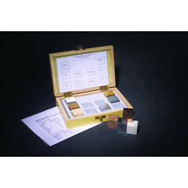 Density Cube Set of 10 in Wooden Storage Box