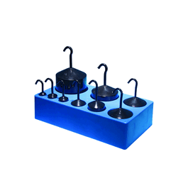 Hooked Weight Set of 9, Black Enamel
