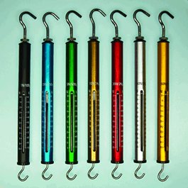 Aluminum Spring Scale, 100 g / 1N, Black, 2 g / 0.02N graduations