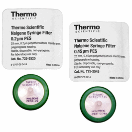 Nalgene 25 mm PES Syringe Filter, 0.2 um, Sterile