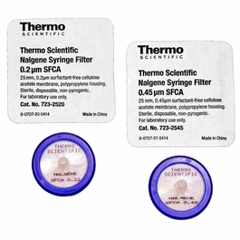 Nalgene 25 mm SFCA Syringe Filter, 0.2 um, Non-sterile