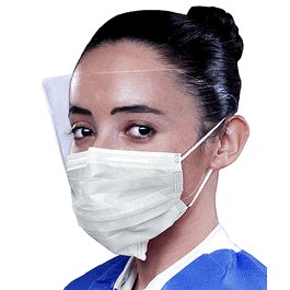 ValuMax Fog Free Single Seal ArchAway Masks with Visor, Sky Blue