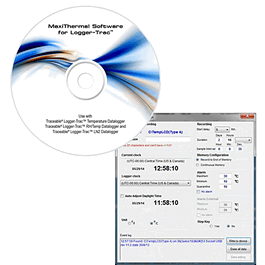 Control Company MaxiThermal Software for Logger-Trac Dataloggers (Cat. No. 350-98521, 350-98548, and 350-98551)