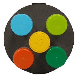 Optional Foam Rack for 5 x 50 mL tubes, for use with BenchMixer V2