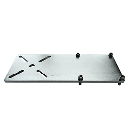 Caframo Plate Mount for Crossover Batch Mixer, Stainless Steel, Includes Hardware
