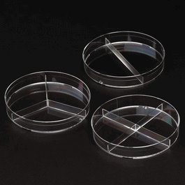 Spectrum 100 x 15 mm Petri Dish, 2 Compartments, Sterile, 20/bag; 25 bags/case