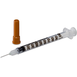 1 mL TB Syringe with 26G x 3/8 in. Needle, Detachable, Sterile, SoftPack
