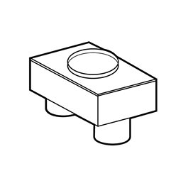 Labconco Dual Exhaust Adapter, 12 in., for ClassMate Hoods