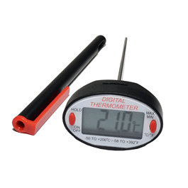 1 1/2 IN. Pocket Dial Thermometer, -58/302F and -50/150C, 5 IN. Stem