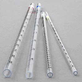 10 mL Serological Pipette, PS, Open End, 310 mm, STERILE, Red, Individually Wrapped