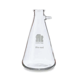 DWK Life Sciences (Kimble) 1000 mL Filter Flask with No. 8 stopper joint for 90 mm and 25 mm ULTRA-WARE Microfiltration Assemblies