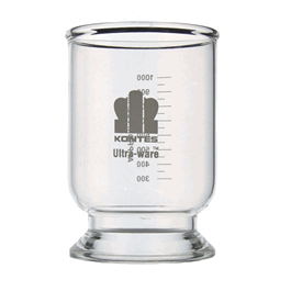 DWK Life Sciences (Kimble) Replacement 300 mL PTFE-Faced Glass Funnel for 47 mm ULTRA-WARE Microfiltration Assembly (Cat. No. 985-47089)