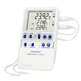 Control Company Memory-Loc Refrigerator/Freezer Datalogging Thermometers with 2 Bullet Probes