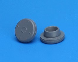30 mm Gray Chlorobutyl Straight Wall Stopper