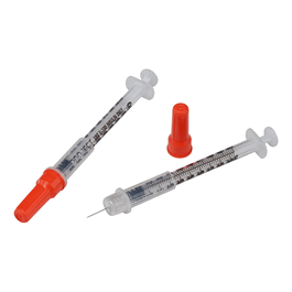 Covidien 1 mL Monoject Sterile Insulin Safety Syringes, 29G x 1/2 in., 100/bx, 5 bx/cs