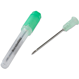 Covidien Hypodermic Needle with Polypropylene Hub, Regular Bevel, 18G x 1 in., Rigid Pack