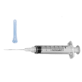 Covidien 6 mL Syringe ONLY, Luer Lock Tip, 0.2 mL Graduations, Sterile, 50/bx, 10 bx/cs