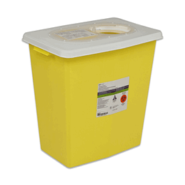 Covidien 18 gal. Chemotherapy Containers with Sliding Lid and 6 in. Round Opening, , 26 x 12-3/4 x 18-1/4 in.