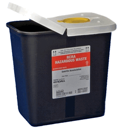Covidien Universal Waste Container, Raised, 2 Gallon