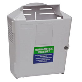 Covidien SharpSafety Wall Enclosure for 3 gal. Waste Container, 17-1/2 x 6-1/2 x 14-1/2 in.