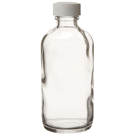 32 oz (1000 mL)) Clear Boston Round, 33-400 mm Thread, Polypropylene Closure, Unlined