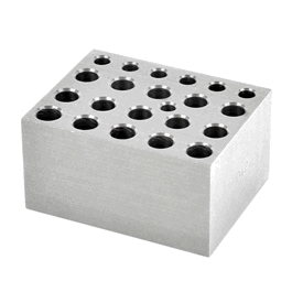 Ohaus Microube Combination Modular Block; 6 x 0.5 mL, 10 x 1.5 mL, and 5 x 2 mL