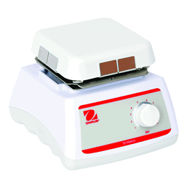 Ohaus HSMNAS4CAL Mini 4 x 4 in. Ceramic Auto-Stirrer, 1000 mL capacity, 100 to 1200 rpm