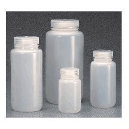 Thermo Scientific Nalgene 1000 mL Wide Mouth HDPE IP2 Bottles with 63-415 mm Closures, Bulk Pack