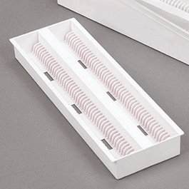 Slide Draining Tray, 100-Place for up to 200 Slides, ABS, Blue, 12/Unit