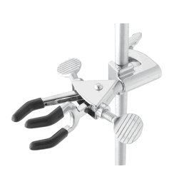 Medium Fixed-Position 3-Prong Multipurpose Stainless Steel Clamp