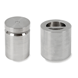 Weight, 1 g, NIST Class F, Cylinder, Stainless Steel, Without Certificate