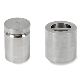 Weight, 100 g, NIST Class F, Cylinder, Stainless Steel, NVLAP Certificate