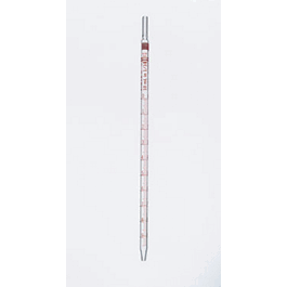 DWK Life Sciences (Kimble) 10 mL Reusable Wide Tip Opening Color-Coded Serological Pipets with Plugging Top