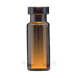 DWK Life Sciences (Kimble) 2 mL Amber Large Opening Crimp Top Autosampler Vials with Marking Spot, NO closure