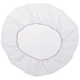Hairnet, Nylon, Honeycomb, 18 in., White