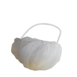 Beard Net, Nylon, Micro Mesh, White