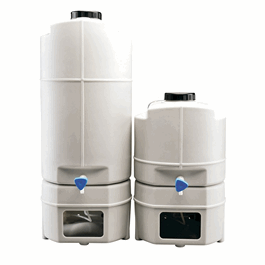 100L Bench Top storage tank with level display and recirculation pump