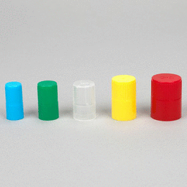 Diamond Culture Tube Cap for 25 mm Glass Culture Tubes, Blue, 100/Bag, 5 Bags/Carton