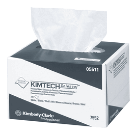 KIMTECH SCIENCE Precision Tissue Wipes, 1-ply, 14.7 x 16.6 in.; 144 wipes/Pop-Up Box, 15 boxes/case