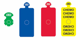 Steri-Tamp IV Bag Port Seals (1,000 Seals Per Roll), Blue