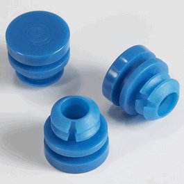 13 mm Plug Cap for IDS Beckman Specimen Automation Track (2nd Generation), Blue