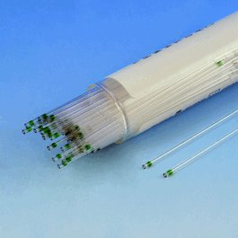 Capillary Tube, Microhematocrit, 100 Percent Plastic, Green Tip, Ammonium Heparinized, 100/Vial, 10 Vials/Unit