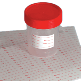 Labels, Patient I.D., Self-Adhesive, 25/Sheet, 80 Sheets/Unit