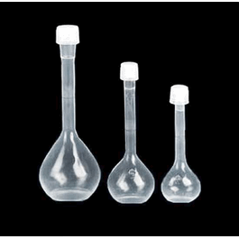 Volumetric Flask, PP, with Screw Cap, 25 mL