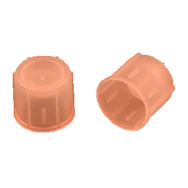Snap Cap, 12 mm, Dual Position, LDPE, Amber, Non-Sterile