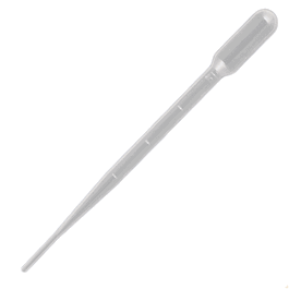 Globe 5 mL Blood Bank LDPE Transfer Pipets (2 mL Bulb Draw), Graduated to 2 mL, 155 mm, 500/Dispenser Box, 10 Boxes/Unit