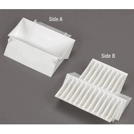 Universal Reagent Reservoir, 3 Way, Single, 8-Place and 12-Place, White