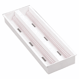 Slide Draining Tray, 100-Place for up to 200 Slides, ABS, Blue