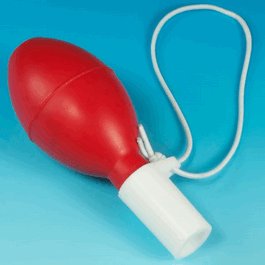 Pipette Filler, Universal Safety Pipette Bulb, Synthetic Rubber and Silicone, Red